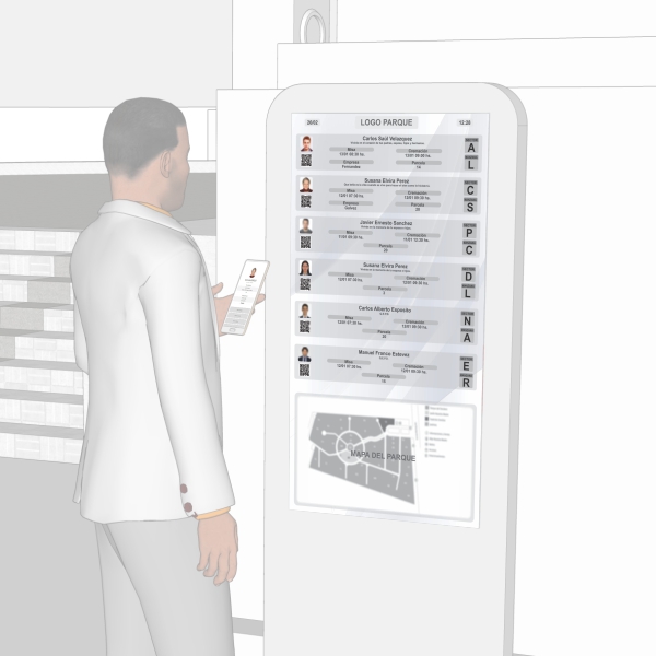 Cartelera para cementerios